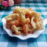 厨房挑战素菜番茄烧花菜