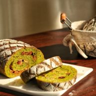 全麦抹茶果干软欧