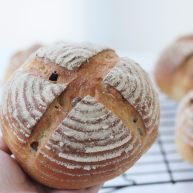 全麦红糖红枣欧包