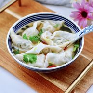 小白菜磷虾大馅馄饨