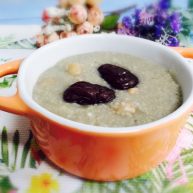 红枣花生黑小米粥