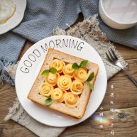 苹果玫瑰花土司