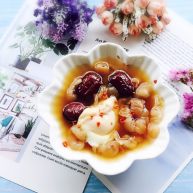 红枣桂圆鸡蛋红糖水补血益气养颜汤