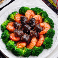 八珍盛宴醉美食光繁如花之啤酒海参虾