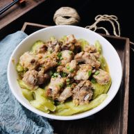 蒜蓉排骨蒸苦瓜