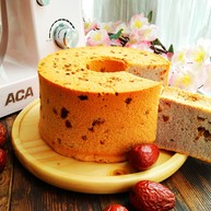 红枣紫薯戚风蛋糕