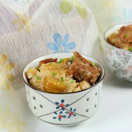 排骨板栗香焖饭