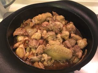 28、无敌台式三杯鸡,拌炒均匀