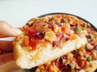 20、火腿肠披萨, 我要开动了。