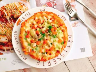 12、红薯泥伪披萨,再来一张照片