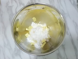 6、玛格丽特饼干,加入糖粉和盐