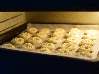 13、皇家曲奇,烤箱预热170度，中层烤20-25分钟