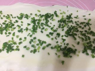 12、一次性发酵简单易做葱花卷,撒葱花