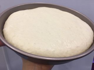 12、超正宗的必胜客披萨????做法,冷藏好的面团表面光滑