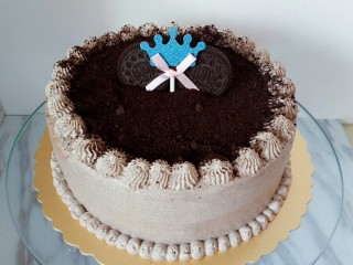 18、奥利奥咸奶油蛋糕,完成了，我做的粗糙，继续努力吧