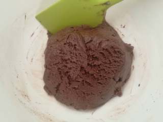 1、可可岩石饼干,拌匀成团