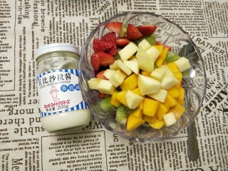 17、水果花篮,香甜沙拉酱