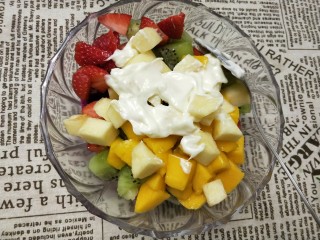 18、水果花篮,加上一勺沙拉酱