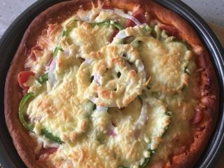 13、火腿披萨,大功告成