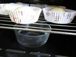 21、法式红酒金枪鱼面包,整好的面包胚放进烤箱，底下放一碗热水，不要太热，产生点儿蒸汽就行，关上烤箱门，进行最后发酵