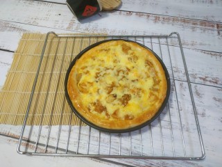 14、奥尔良鸡肉披萨,成品图