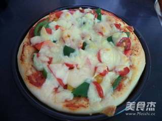 13、自制披萨,烤好的陂萨