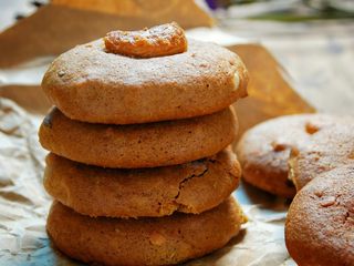 9、黑糖腰果酥,成品。