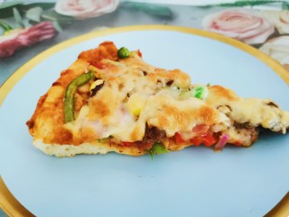 21、黑椒牛肉披萨,超级美味哦