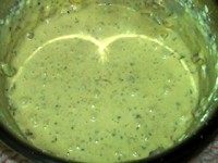 15、#咸味#牛肉批萨咸芝士蛋糕,搅拌均匀