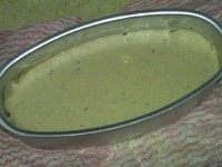 16、#咸味#牛肉批萨咸芝士蛋糕,倒入铺有烘焙纸的模具中