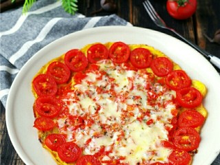 11、西红柿鸡蛋披萨,【西红柿鸡蛋披萨】就做好啦。