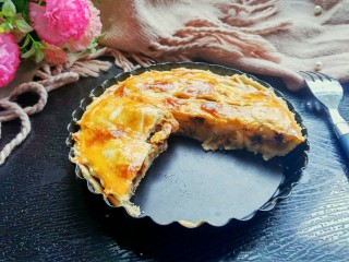 15、百变水果    香蕉派,差不多快吃一半才想起来拍照，甜蜜蜜的，太好吃啦！