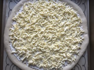 12、香甜可口的水果披萨????,然后撒上一层回温的马苏里拉芝士