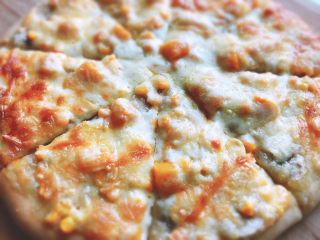 15、香甜可口的水果披萨????,出炉