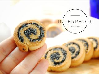 15、年轮卷卷饼干,成品。