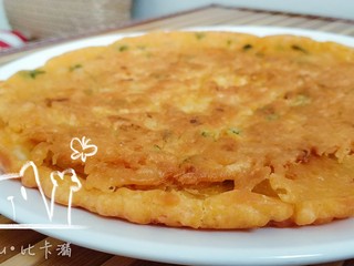 4、泡菜饼,外表酥脆、里面软。