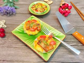 13、米饭迷你披萨,成品。