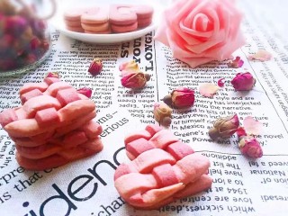 5、爱心编织饼干,成品！爱心编织饼干！