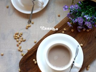 14、【可可甜豆浆】中国豆浆也有西式情调,成品图