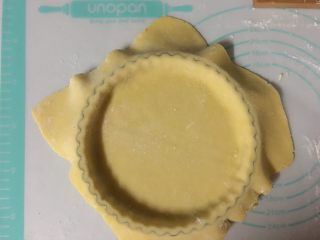 11、西兰花培根咸派,将擀好的派皮盖在屋诺UN26144派盘上，用叉子戳上洞，继续冷冻2小时以上