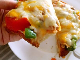 7、吐司披萨????,简直不要太美味了????????