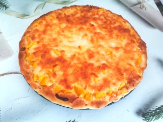 15、芒果披萨,烤好的芒果披萨