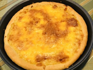 20、芝士榴莲披萨,出炉啦，好香