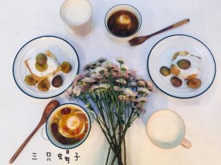 4、坚持做早餐的200天,酸奶戚风蛋糕&黑糖水波蛋&核桃腰果浆