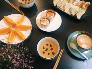 18、坚持做早餐的200天,藕粉～生煎饺子～烤鸡蛋