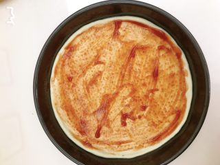 12、照烧鸡肉➕照烧鸡肉披萨,刷一层番茄酱，再刷一些照烧鸡肉的酱汁