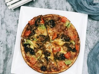 19、照烧鸡肉➕照烧鸡肉披萨,成品图