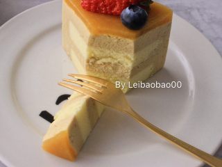 21、芒果慕斯,享用吧。