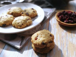 12、蔓越莓燕麦酥饼,成品图！