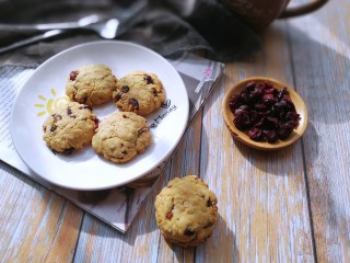13、蔓越莓燕麦酥饼,成品图！